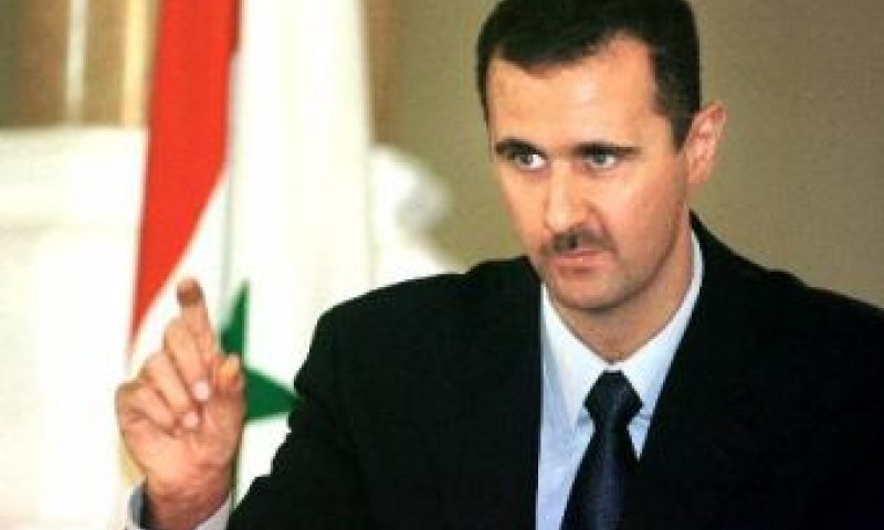 Political accusations. Bashar Assad