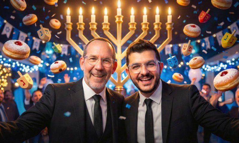 "מסיבת חנוכה" - ישי אבן חיים, ישי לפידות וילד הפלא בניה גרנות