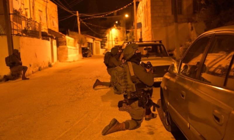 מעצר מחבלים ברמאללה. צילום: דובר צה"ל