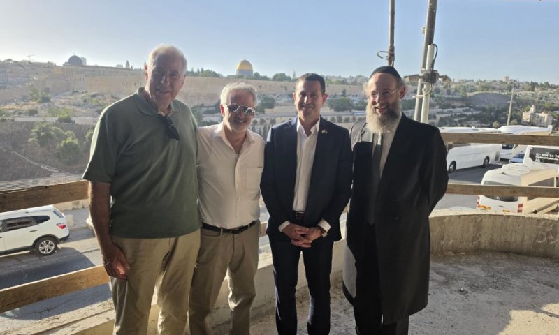 ח"כ אוהד טל: "פעילות הוועד הבינלאומי להגנת הר הזיתים מחזקת את הנוכחות והביטחון במקום"