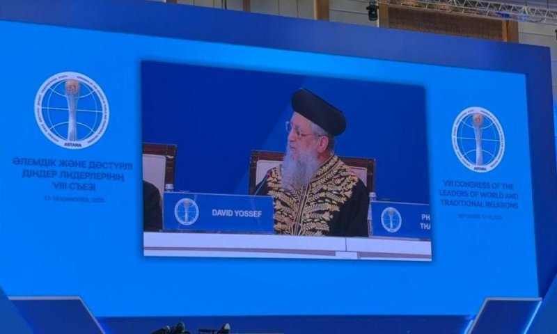 הראשון לציון זעק באנגלית מול המנהיגים: "תעצרו את הטרור"