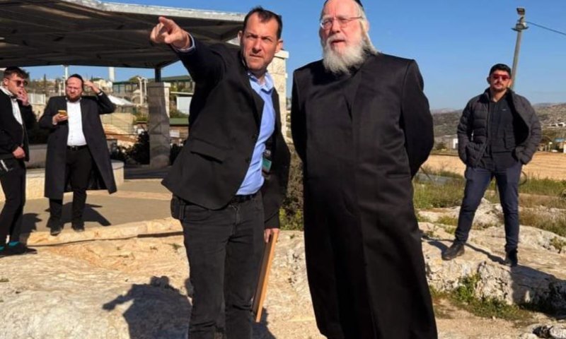 סגן השר הרב ישראל אייכלר בסיור בשומרון: זכות התורה מגינה על כל יישובי ארץ ישראל הנשקפים מהרי השומרון מן הצפון ועד הדרום