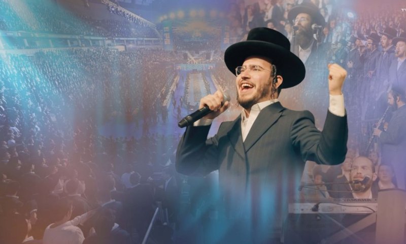 צפו: בנצי שטיין במחרוזת סוחפת מול רבבות בני הישיבות וגדולי ישראל