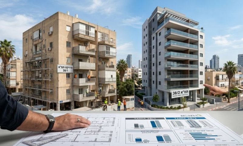 מה ההבדל בין תמ״א 38/1 לתמ״א 38/2 &ndash; המדריך המקיף ביותר (עם כל מה שלא מספרים לכם)