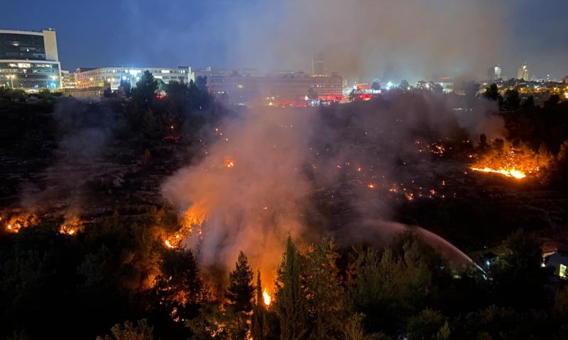 שריפה בירושלים, ארכיון