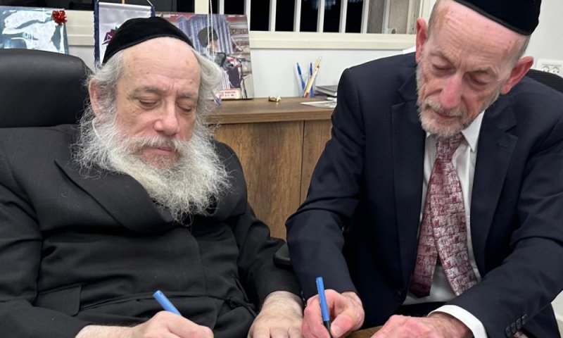 סגן השר מקלב חתם על תמיכת הרשות החרדית בהיקף נרחב לבני ברק