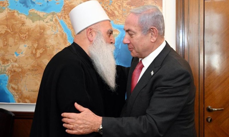 נתניהו בפגישה עם שייח&rsquo; מוואפק טריף: &ldquo;מצפה לכיבוד החוק&rdquo;