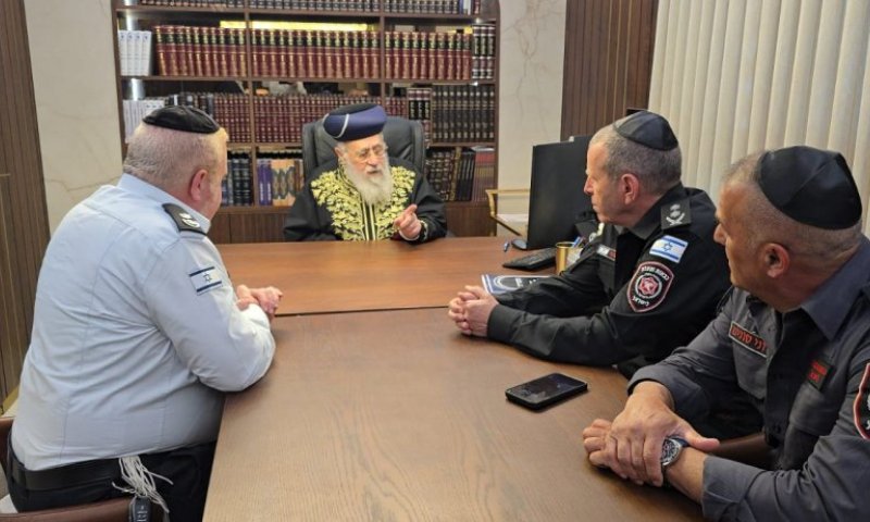 הראש"ל במפגש עם ראשי הכבאות: "לא להדליק מדורה בלי אישור"