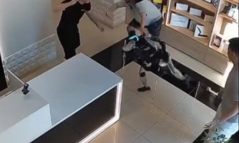 תקרית חריגה ברוסיה: רובוט דמוי אדם החל לתקוף לקוח שדחף אותו