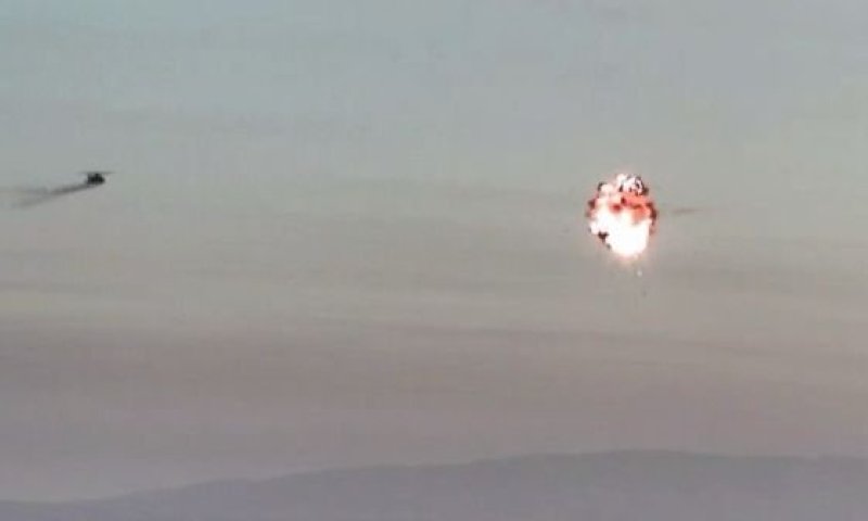 "לא להתקרב יותר": תיעוד נדיר מיירוט כטב"ם מתימן