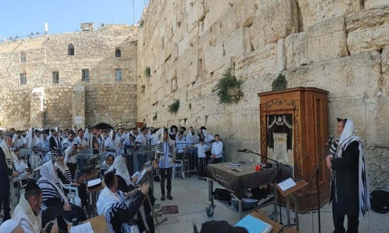 ימים של הודיה: אלפי קידושים נערכו בשבת על הניסים במלחמה