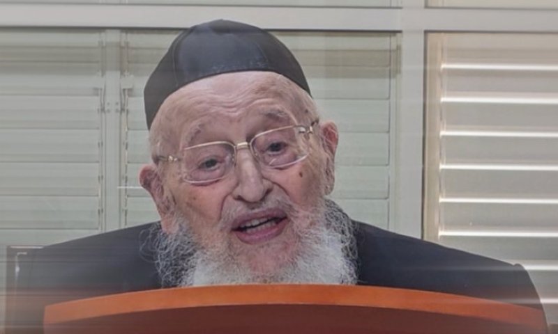המקרה החריג שגרם לזקן ראשי הישיבות בגיל 100 להתגייס לעזרה 