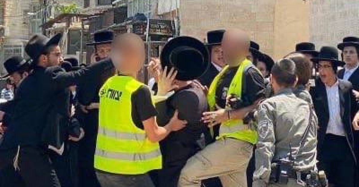 חרדי הותקף על ידי מאבטח ברכבת הקלה בירושלים: למרות זאת, נותר עם רישום פלילי