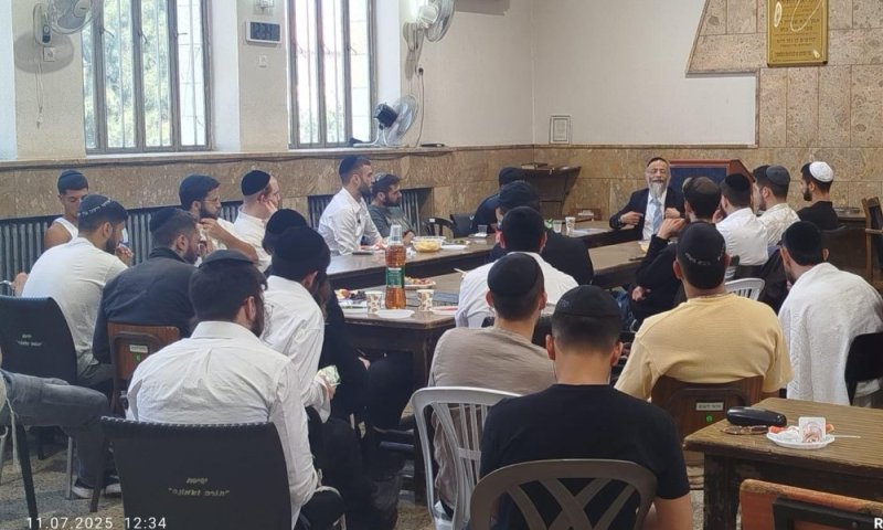 הנערים המתחזקים השתתפו בסמינריון מיוחד שערכו בארגון הקירוב "צהר" בירושלים