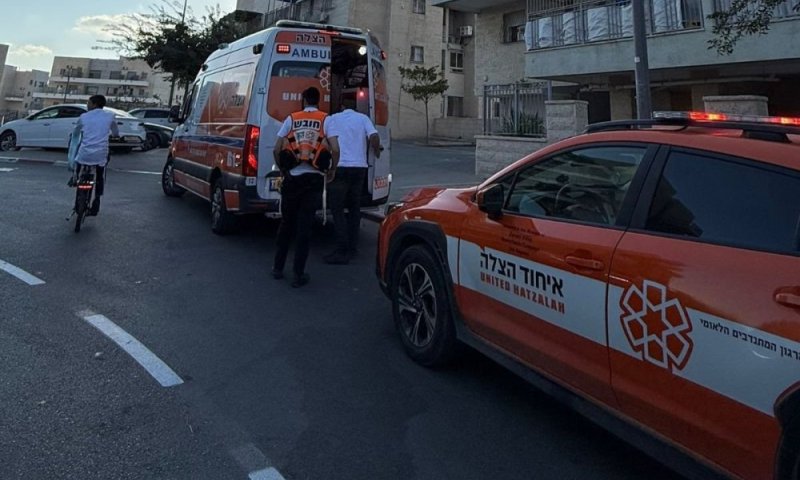 בשכונה החרדית: פעוט נפצע באורח בינוני עד קשה לאחר שנפל מבימבה
