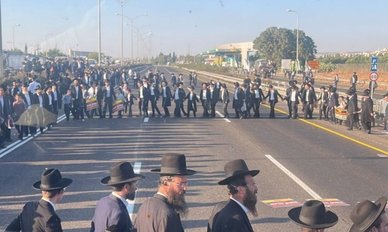 הפלג הירושלמי עשה 'תרגיל הטעיה' - וחסם את הצירים המרכזיים: "מלחמה הכרזתם, מלחמה תקבלו"