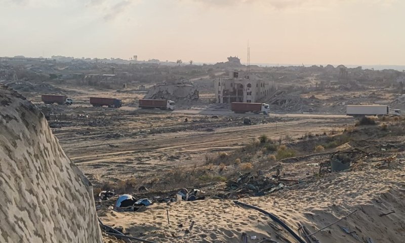 בוצע שיגור לעבר ציר החלוקה: חמאס ממשיך בניסיונות הכשלת הסיוע ההומניטרי
