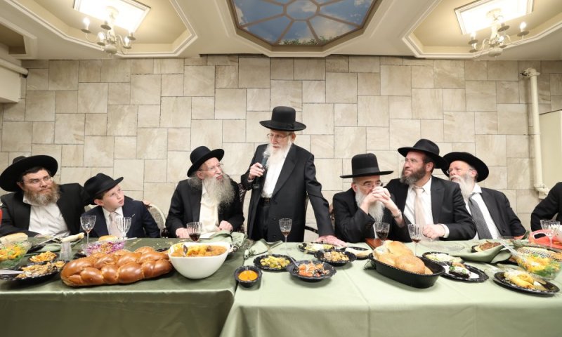 בהשתתפות גדולי ישראל: נכדו של הגאב"ד ובנו של ראש הכוללים התברמ"צ