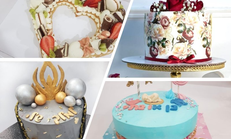 צפו בגלריית ענק מרהיבה של עוגות בעיצובים מדהימים