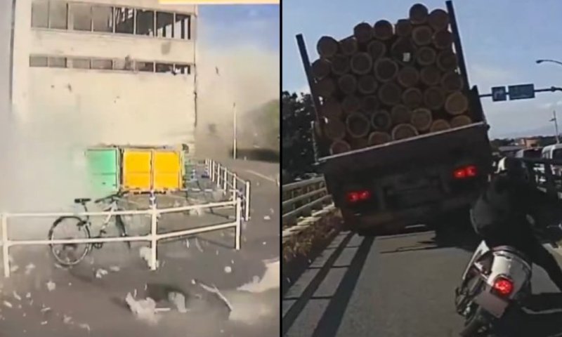 רגע הקריסה והדרמה על הגשר: תיעודים חדשים מרעידת האדמה ביפן