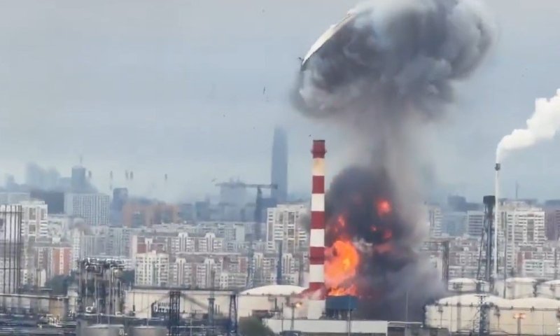 מבוכה במוסקבה: מסתמן שטיל מיירט רוסי פגע אמש בבית הזיקוק