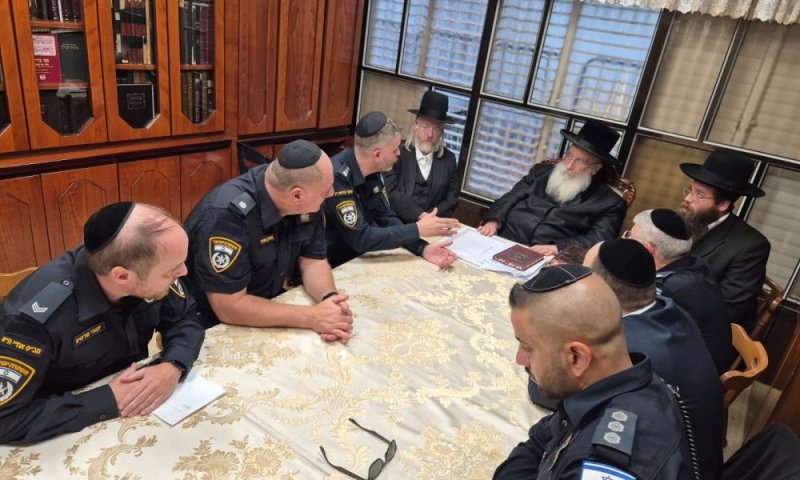 הבקשה של הרב מקציני המשטרה: להגביר את האכיפה