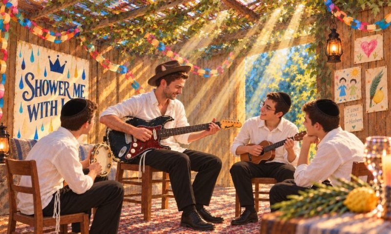 לכבוד סוכות ותפילת הגשם: ישראל פורטנוי עם "Shower Me With Love"