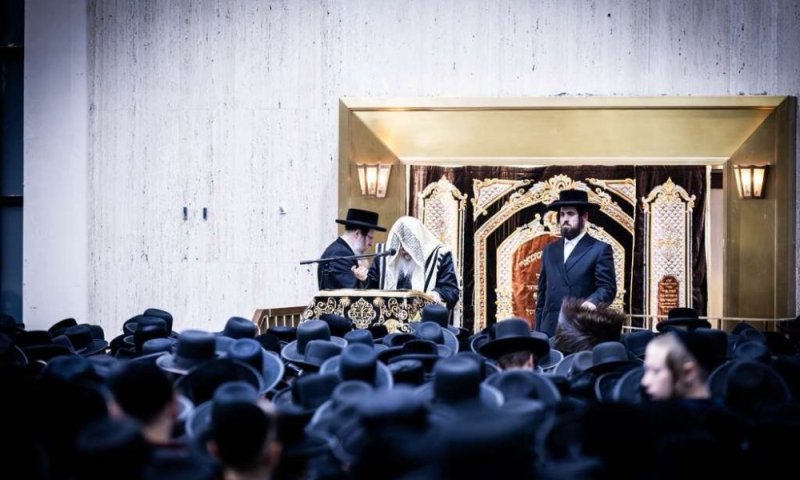 הרבי מסאטמר עלה לארון הקודש וביקש להיות שותפים בבית המדרש