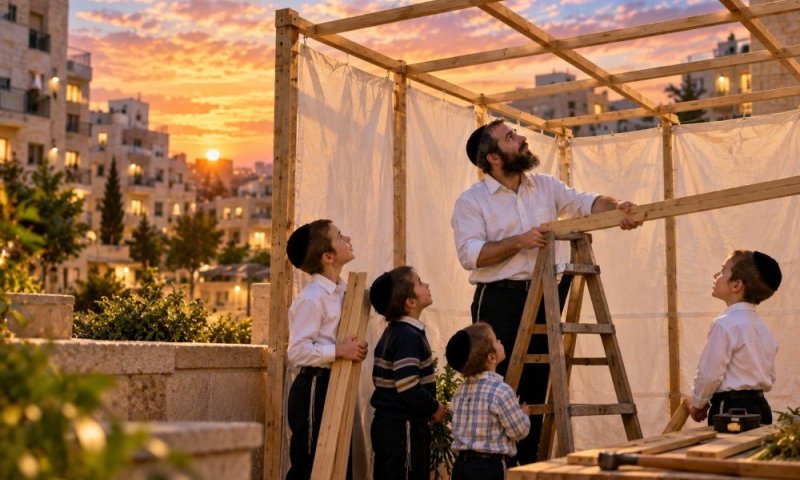"יהיה בסדר, ילדים": הסוכה באלעד שנותרה ללא סכך, והתנאי המטלטל של האושפיזין