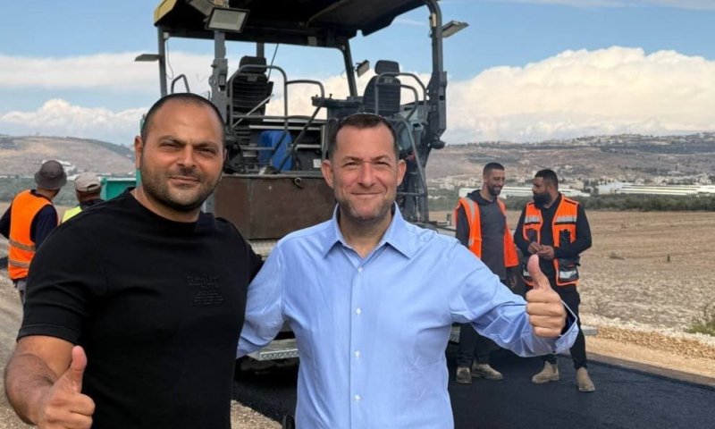 היסטוריה: החלה סלילת הכביש החדש בין חומש לשא-נור