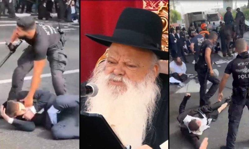 מפחיד: זה מה שיקרה לשוטר שבועט בבן תורה - "חושבים שהעולם הפקר"
