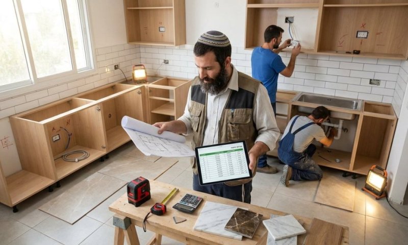 כמה עולה לשפץ מטבח בישראל? מדריך מלא לתכנון תקציב חכם