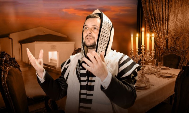 הולחן בציון הקדוש של בעל התפארת שלמה מראדומסק: יחיאל ליכטיגר עם "רברבין"