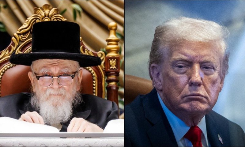 נשיא ארצות הברית טראמפ שלח מכתב ברכה לאדמו"ר מסקווירא
