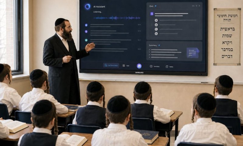 ה-AI נכנס גם ללוח המורים בכיתה