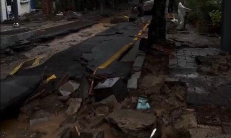 קוריאה הדרומית: הרס רב לאחר שיטפונות עזים