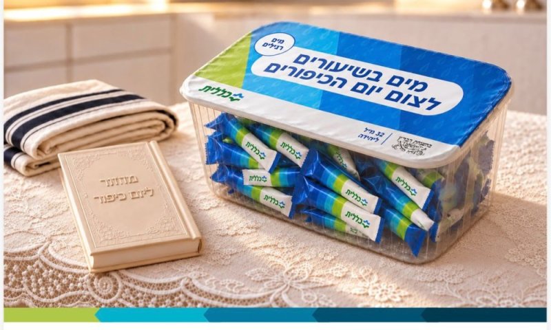 כללית נערכת ליום כיפור: חלוקת מים בשיעורים בפריסה ארצית
