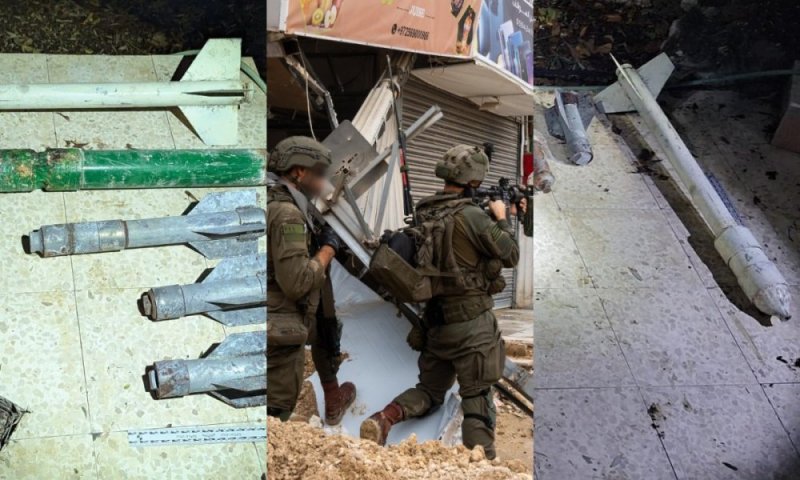 במרכז הארץ: צה"ל ושב"כ חשפו רקטות, באחת מהן אותר ראש קרב