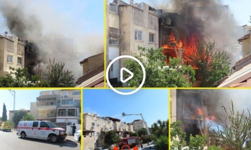 טרגדיה בקרית הנצי"ב בית שמש: שלוש משפחות איבדו את כל רכושם בלהבות 