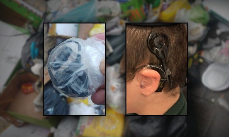 ראש העיר התערב, ומכשיר שמיעה בעלות 40 אלף ש"ח אותר באשפה