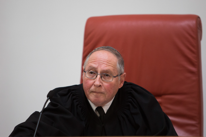 השופט רובינשטיין, צילום: פלאש 90 