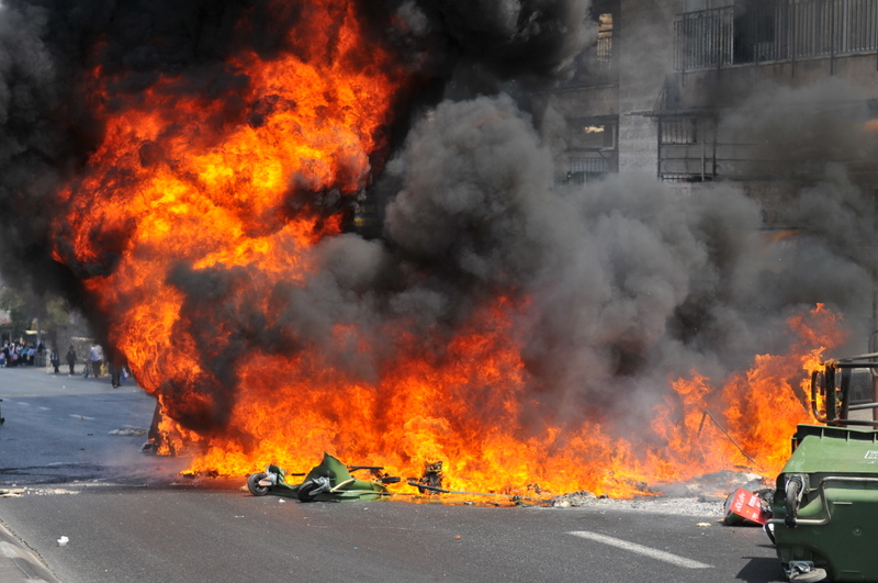 האלימות תופסק. אש בירושלים, השבוע (צילום: אליהו הלוי)