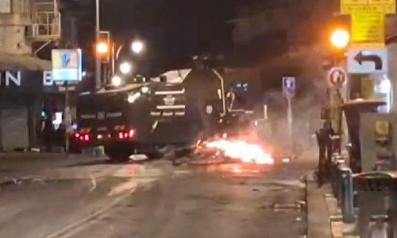 מהומות בירושלים: רימוני הלם ומעצר מפגינים