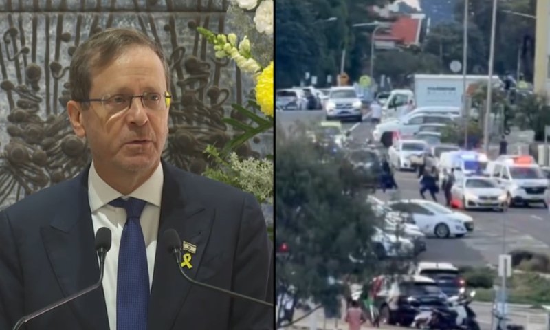 פיגוע הטרור באוסטרליה: הנשיא הרצוג -"התרענו שוב ושוב על הצורך לעקור את האנטישמיות" 