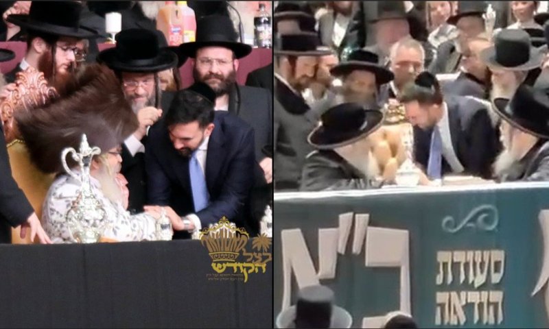 זוהרן ממדאני חגג את 'יום ההצלה' בשתי חצרות סאטמר | תיעוד