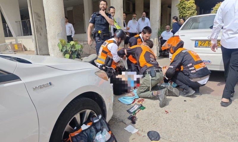 לקח את בתו למעון - ונורה ע"י רוכבי אופנוע: "אברך שקדן, מדובר בטעות בזיהוי"