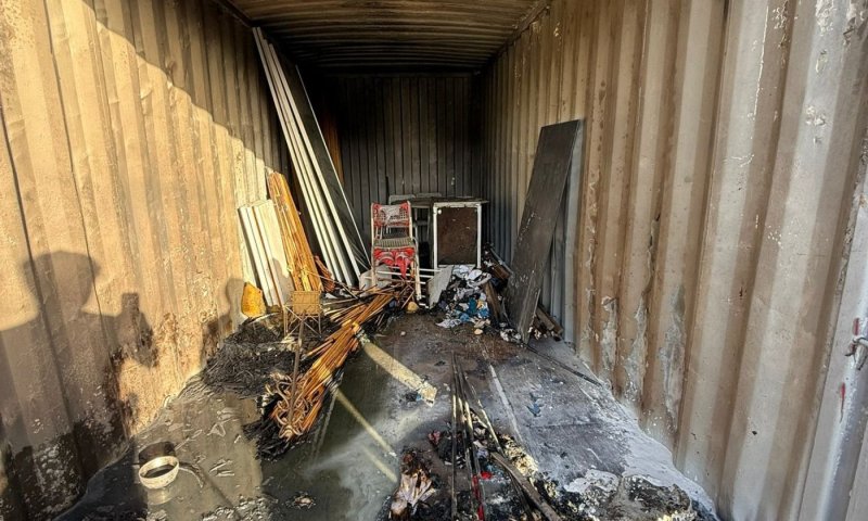 שריפה במכולת סוכות בעמיחי: ילד נכווה, האם נחבלה