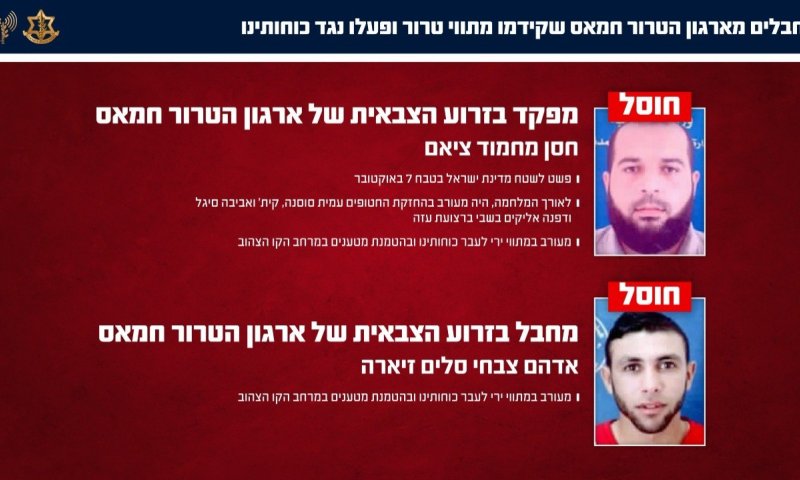 חוסל המחבל שהחזיק בשבי את עמית סוסנה ודפנה אליקים