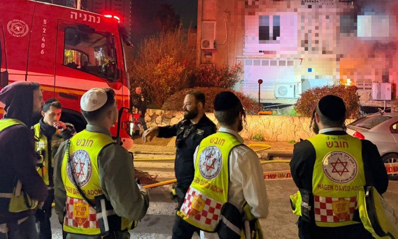 בנתניה: זוג כבני 80 נספו בשריפה שפרצה הלילה בביתם 