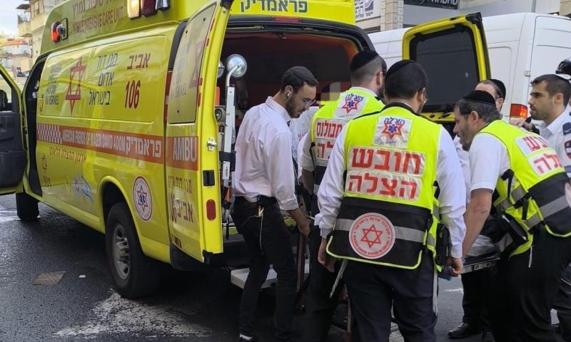 בעיר החרדית: הולך רגל פונה במצב בינוני לאחר תאונת דרכים